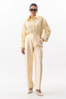Костюм брючный 1634 желтый SILVERSPICE