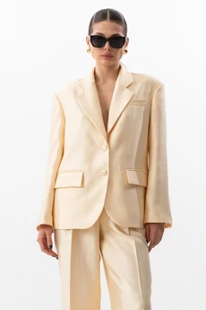 Костюм брючный 1634 желтый SILVERSPICE