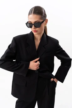 Костюм брючный 1634 черный SILVERSPICE