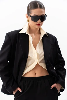 Костюм брючный 1635 черный SILVERSPICE