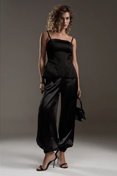 Брюки 3527 черный SILVERSPICE