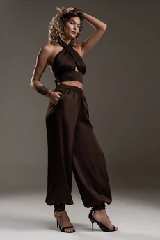 Брюки 3527 шоколад SILVERSPICE