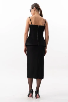 Юбка 4616 черный SILVERSPICE