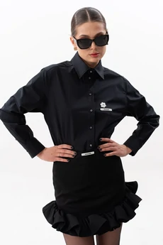 Юбка 4618 черный SILVERSPICE