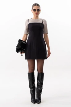 Платье 5641 черный SILVERSPICE