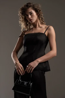 Топ-корсет 7529 черный SILVERSPICE