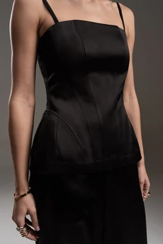 Топ-корсет 7529 черный SILVERSPICE