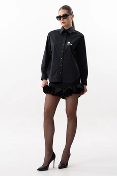 Блузка 7632 черный SILVERSPICE