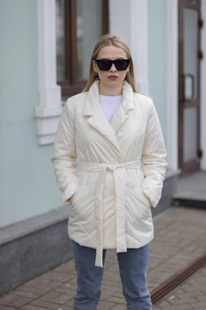 Пальто 045ПДК молочный SISTEROOM