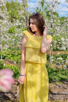 Костюм с юбкой 2407 SMilaLine