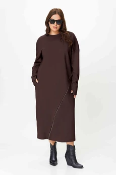 Платье 11255 коричневый SOVA