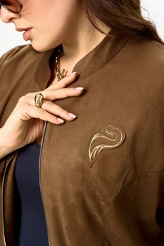 Костюм брючный 11312 коричневый SOVA