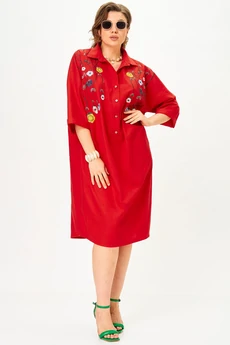 Платье 11318 красный SOVA