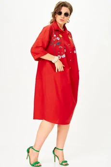 Платье 11318 красный SOVA