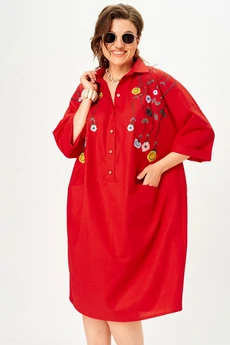 Платье 11318 красный SOVA