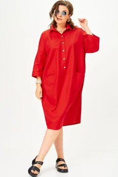 Платье 11329 красный SOVA