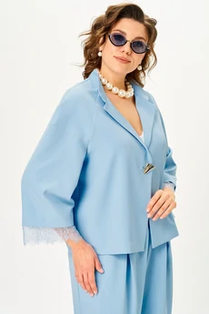 Костюм брючный 11334 голубой SOVA