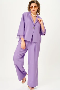 Костюм брючный 11334 лаванда SOVA