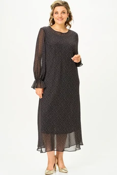 Костюм с платьем 11348 коричневый SOVA