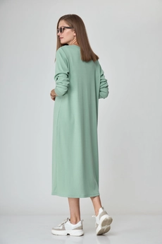 Костюм с платьем 2058 зеленый STEFANY