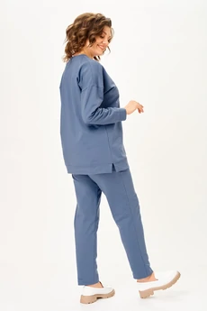 Костюм брючный 2061-1 индиго STEFANY