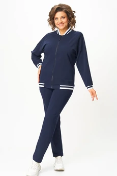 Спортивный костюм 2066-2 глубокий синий STEFANY