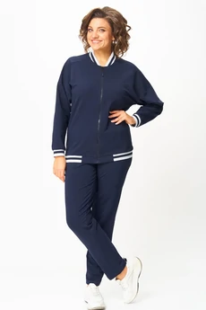 Спортивный костюм 2066-2 глубокий синий STEFANY