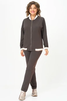 Спортивный костюм 2066-2 горький шоколад STEFANY