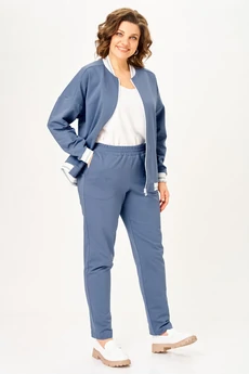 Костюм брючный 2066-2 индиго STEFANY