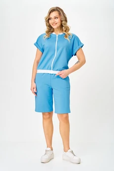 Спортивный костюм 2079-1 голубой STEFANY