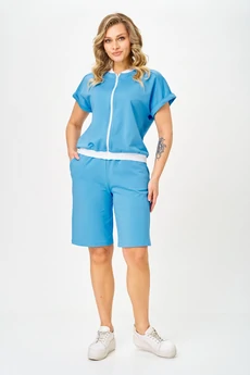 Спортивный костюм 2079-1 голубой STEFANY