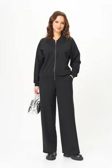 Костюм брючный 2097 черный STEFANY