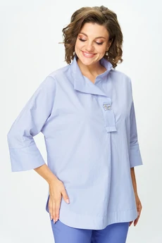Блузка 497 голубой STEFANY
