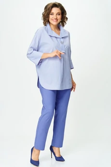 Блузка 497 голубой STEFANY