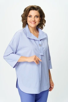 Блузка 497 голубой STEFANY