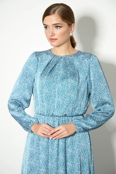Платье 836a бирюзовый STEFANY