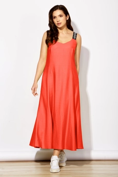 Костюм с платьем 1018 оранжевый SUNDRESS