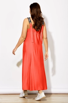Костюм с платьем 1018 оранжевый SUNDRESS