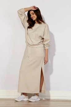 Костюм с юбкой 1031 + 1032 слоновая кость SUNDRESS