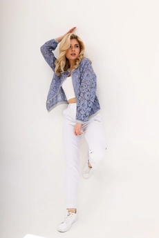 Бомбер 13581 деним SandyNA 