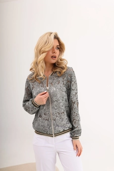 Бомбер 13581 серая дымка SandyNA 