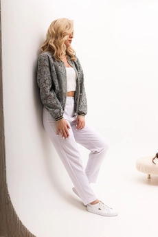 Бомбер 13581 серая дымка SandyNA 