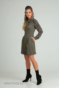 Комбинезон 13615 хакки+горох SandyNA 