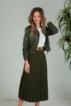 Юбка 13713 хаки SandyNA 