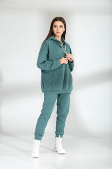 Спортивный костюм 13927 серо-бирюзовый SandyNA 