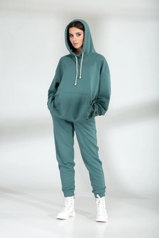Спортивный костюм 13927 серо-бирюзовый SandyNA 