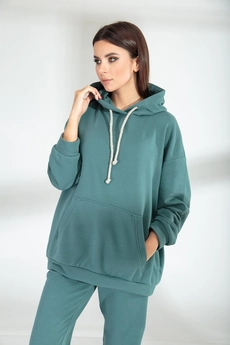 Спортивный костюм 13927 серо-бирюзовый SandyNA 