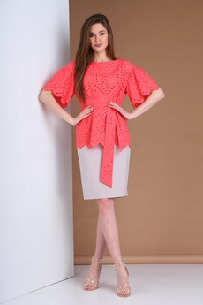 Костюм с юбкой 1096 Shetti