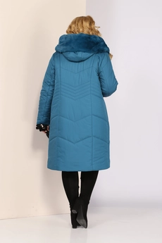 Пальто 2040 бирюза Shetti