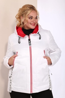 Куртка 2075 белый + красный Shetti